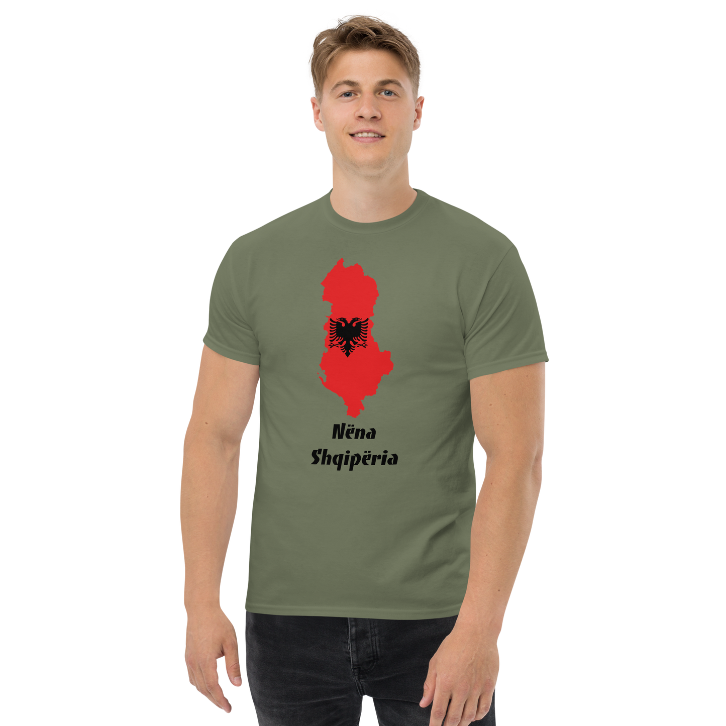 Albanien Klassisches Herren-T-Shirt