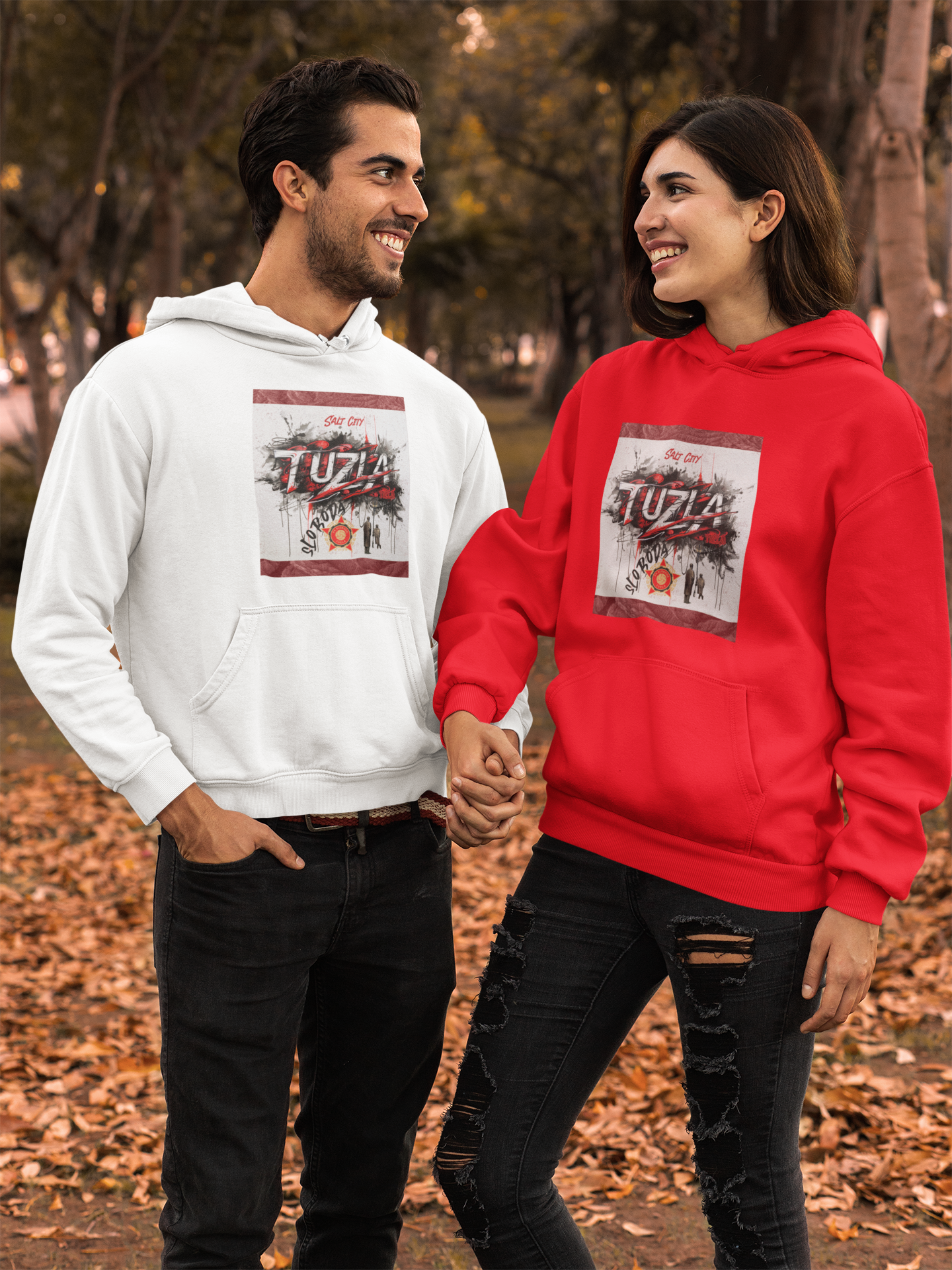 Jedna si jedina Unisex-Kapuzenpullover Tuzla grafit