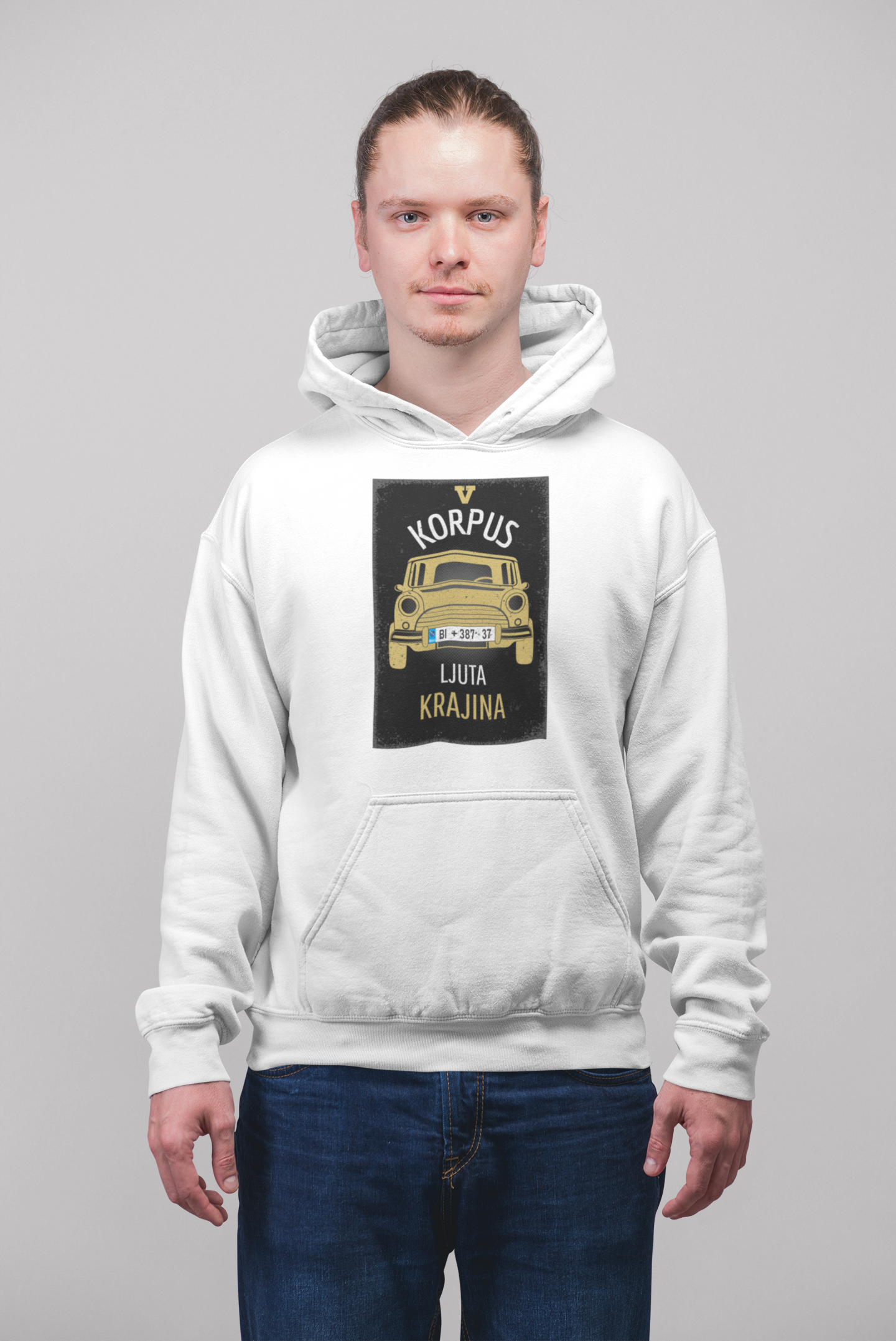 Jedna si jedina Unisex-Kapuzenpullover 5. Korpus