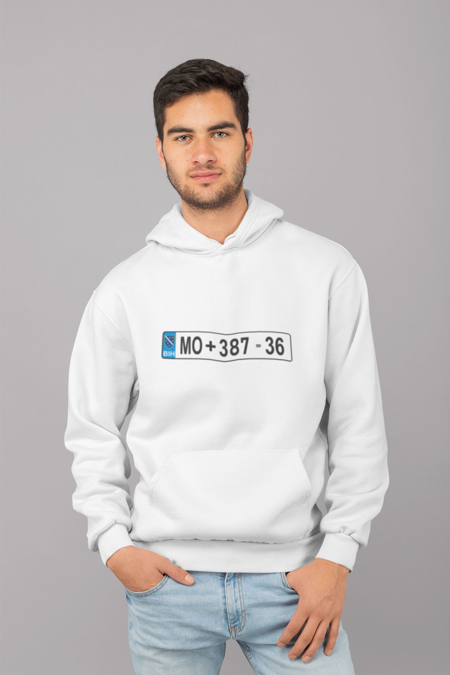 Jedna si jedina Unisex-Kapuzenpullover Mostar Tablica