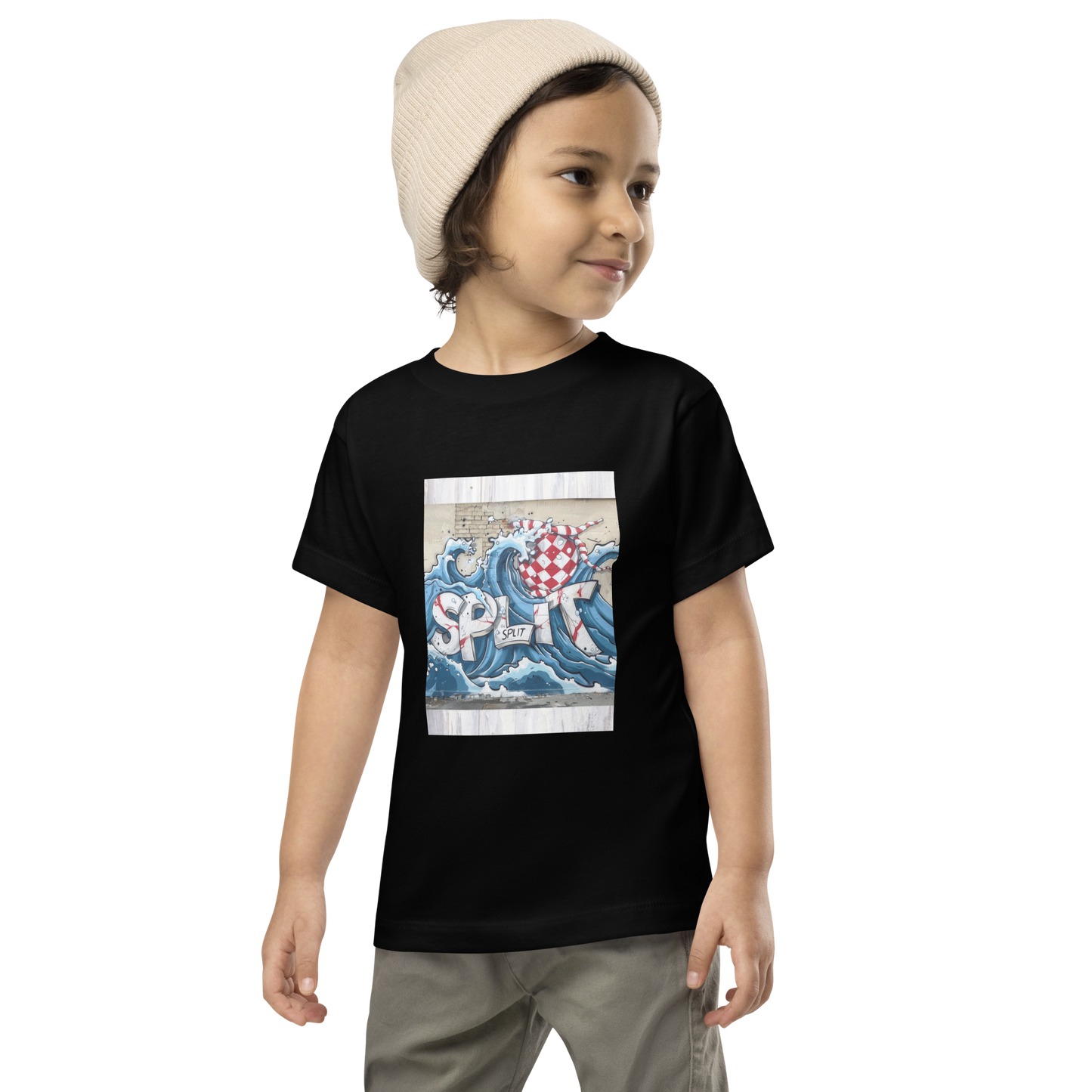 Hrvatska Kurzärmeliges Baby-T-Shirt Split