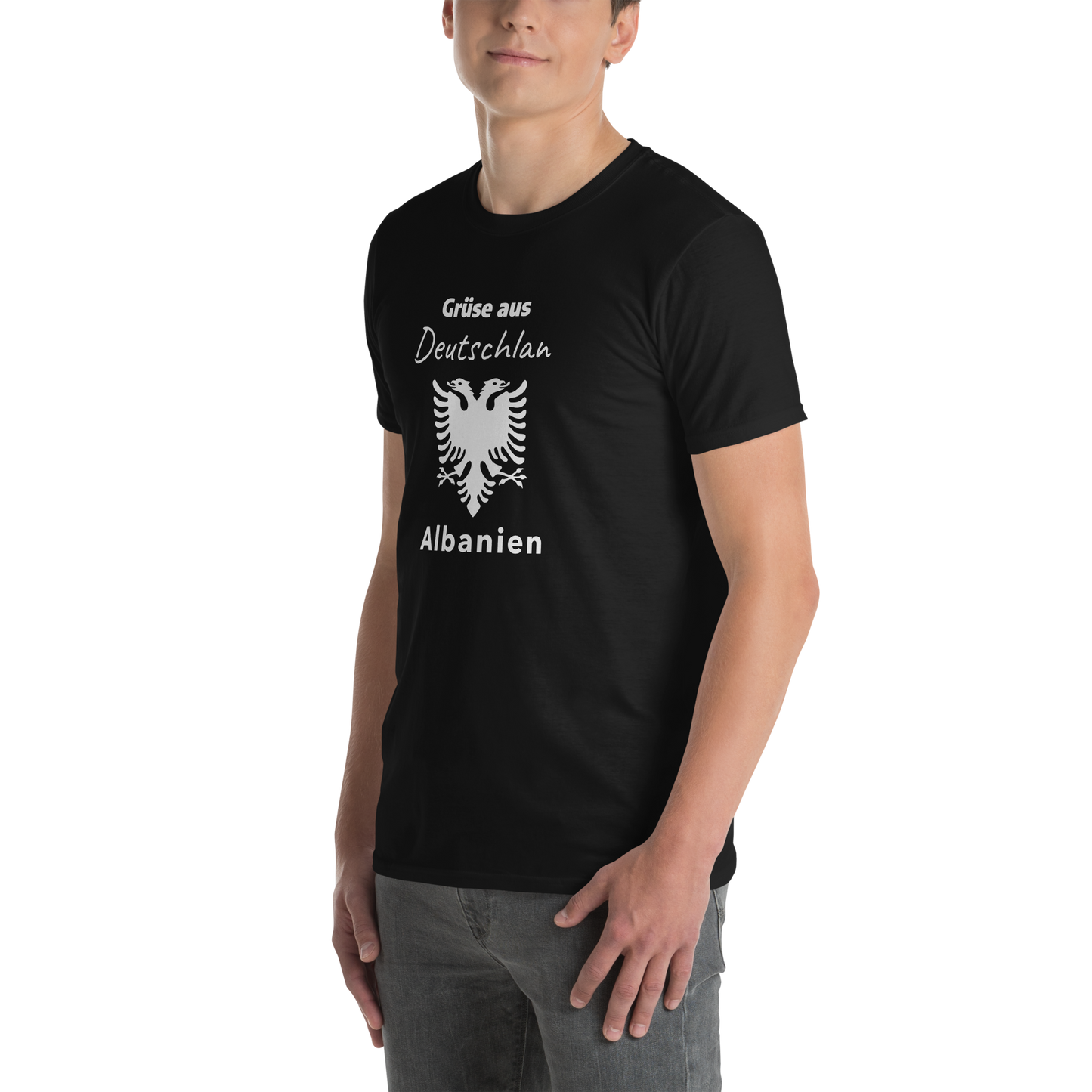 Albanien Kurzärmeliges Unisex-T-Shirt