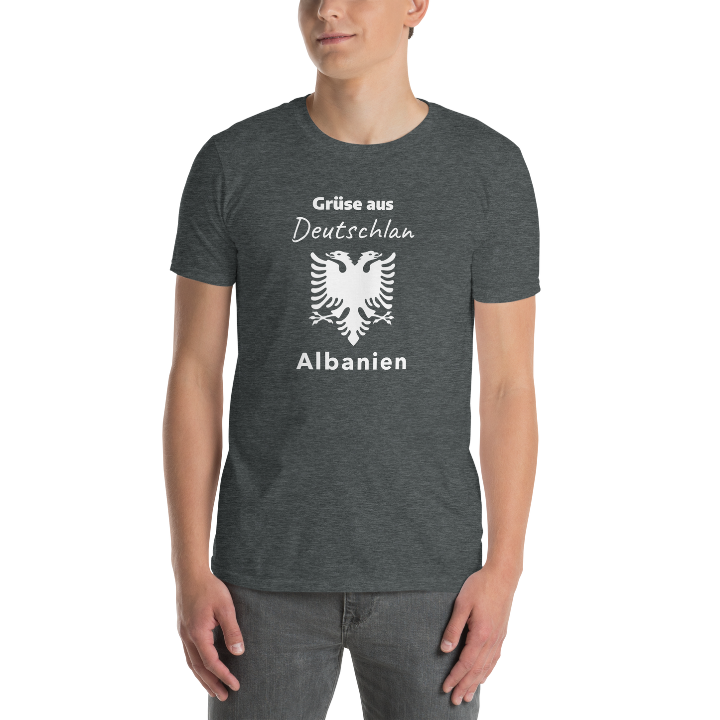 Albanien Kurzärmeliges Unisex-T-Shirt