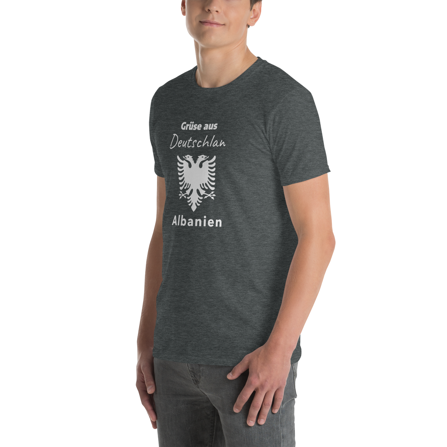 Albanien Kurzärmeliges Unisex-T-Shirt