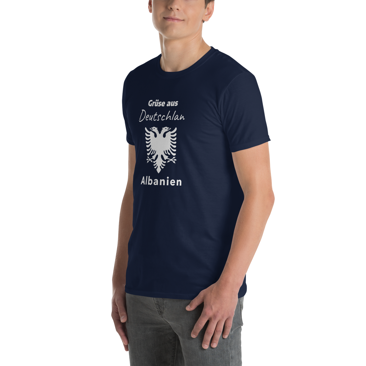 Albanien Kurzärmeliges Unisex-T-Shirt