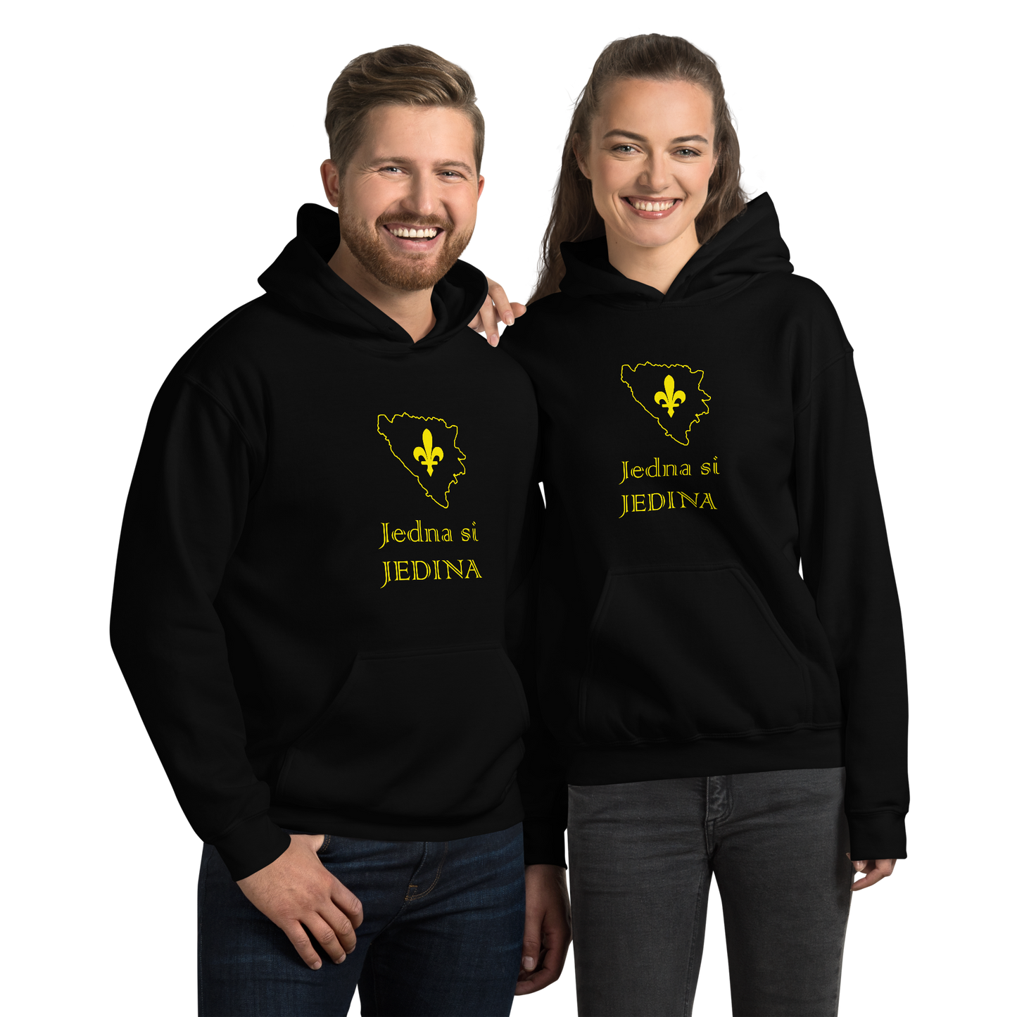 Jedna si jedina Unisex-Kapuzenpullover Duks