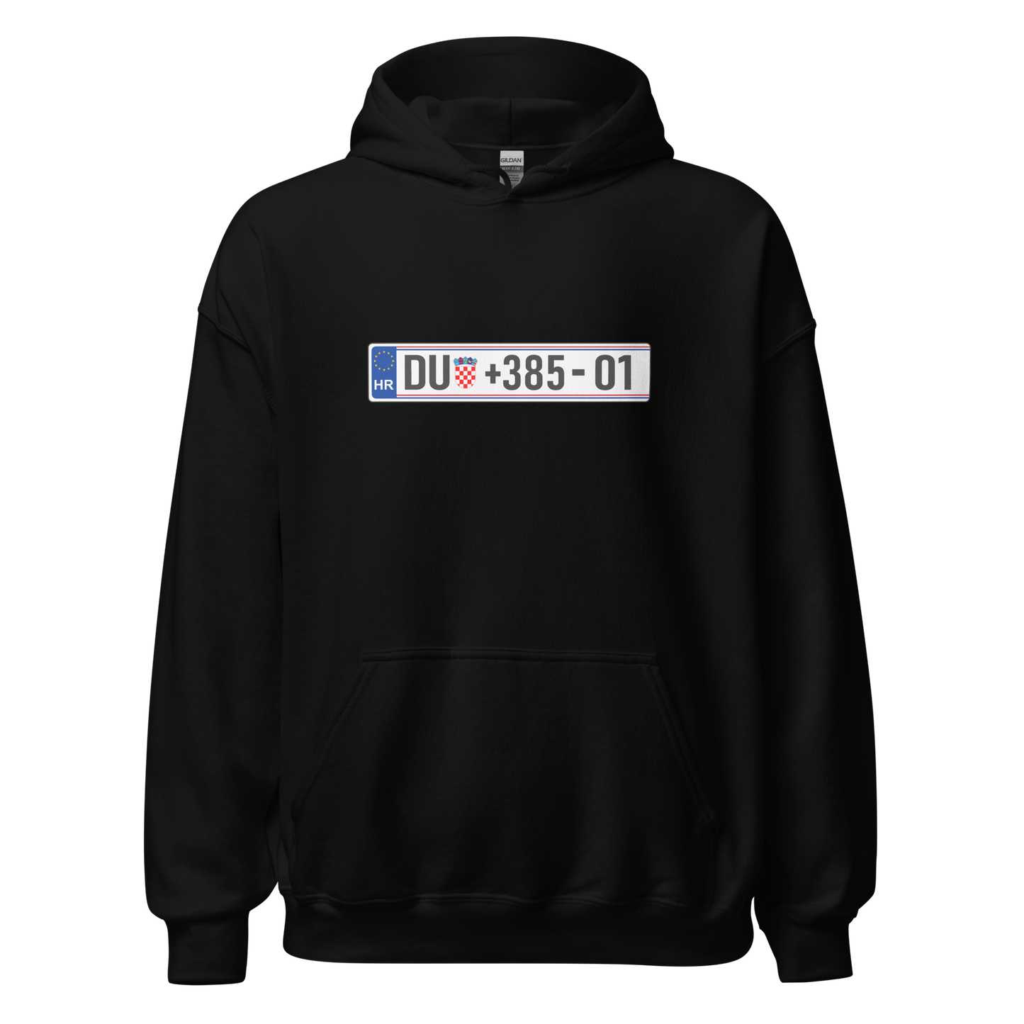 Hrvatska Unisex-Kapuzenpullover Dubrovnik tablica