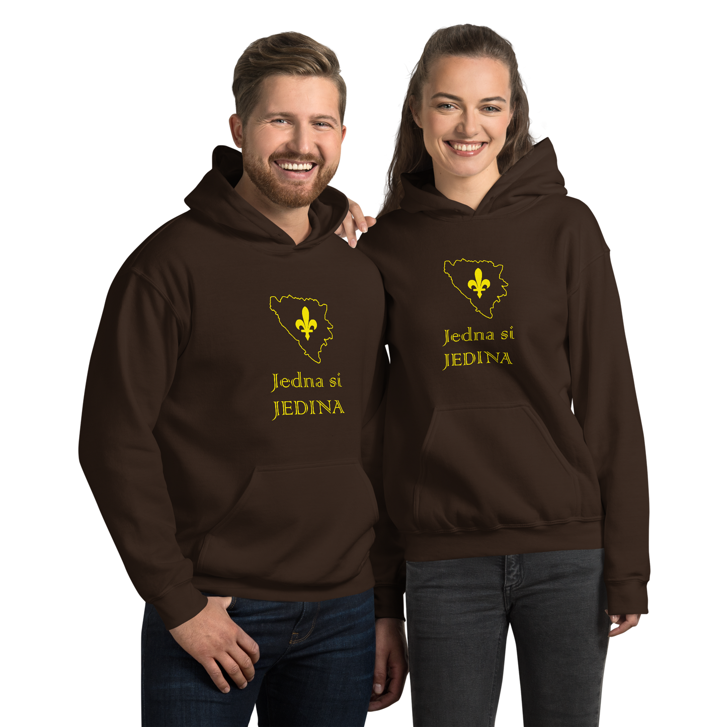 Jedna si jedina Unisex-Kapuzenpullover Duks