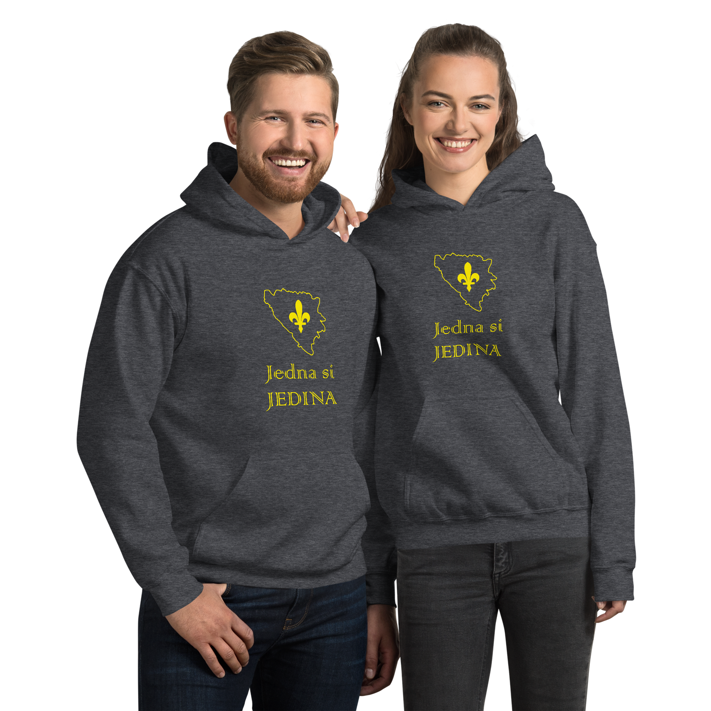 Jedna si jedina Unisex-Kapuzenpullover Duks