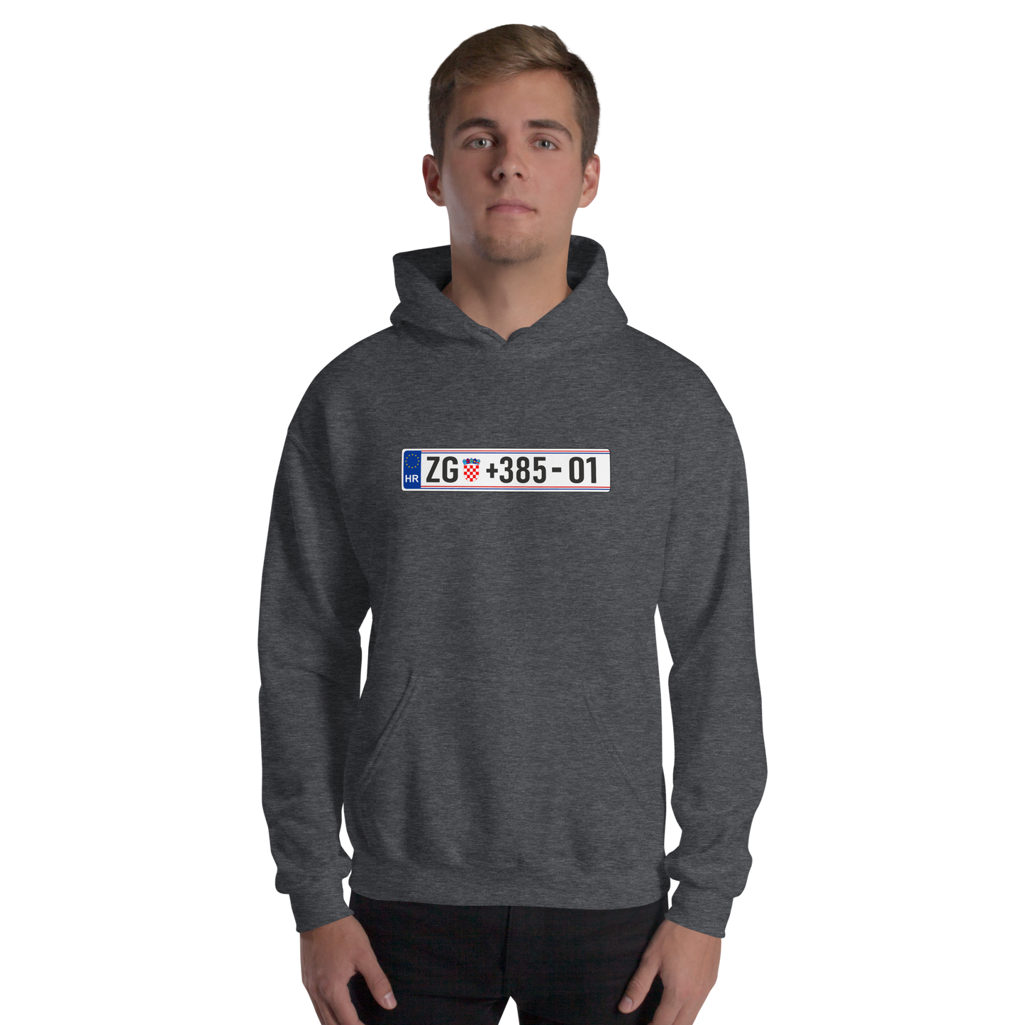 Hrvatska Unisex-Kapuzenpullover Tablica