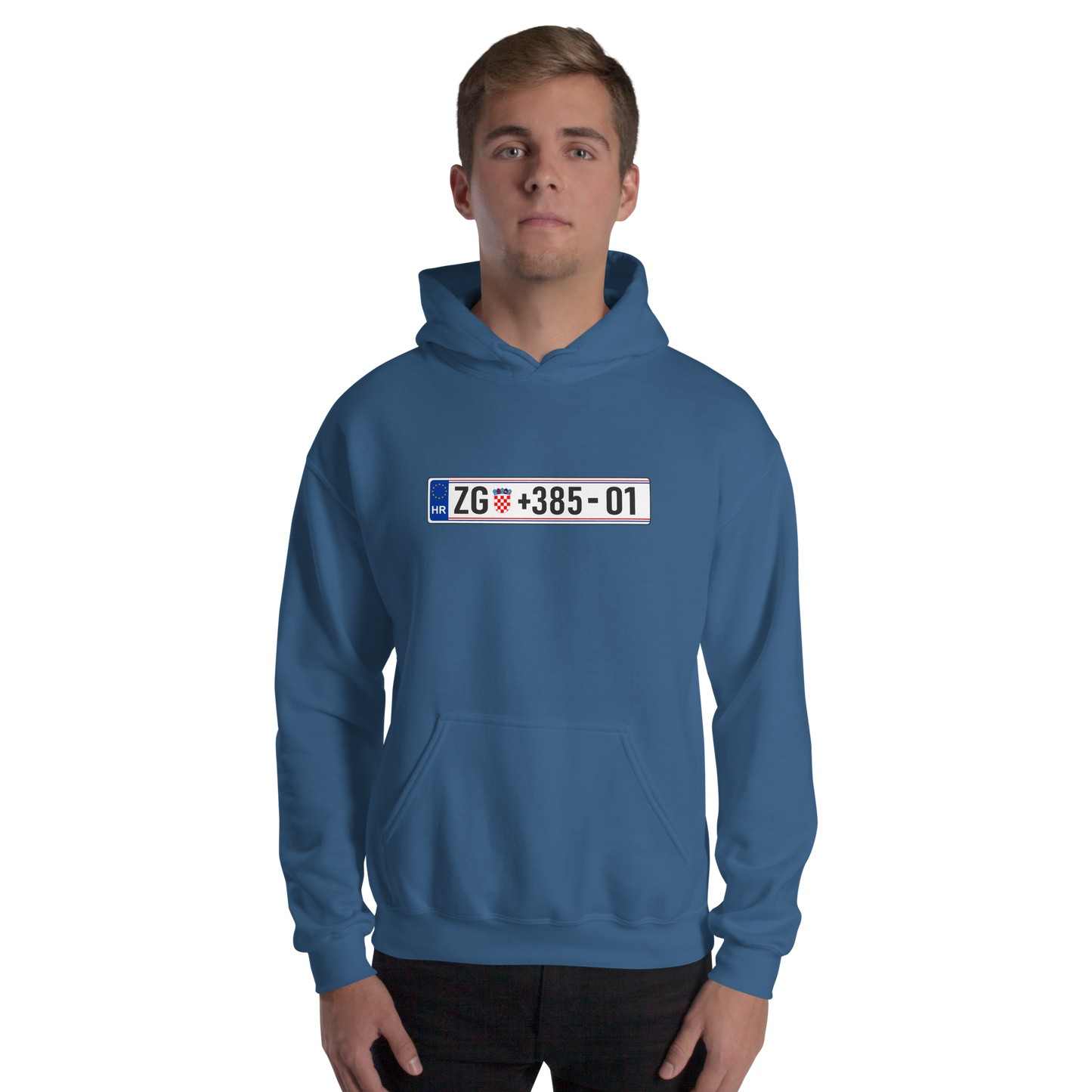 Hrvatska Unisex-Kapuzenpullover Tablica