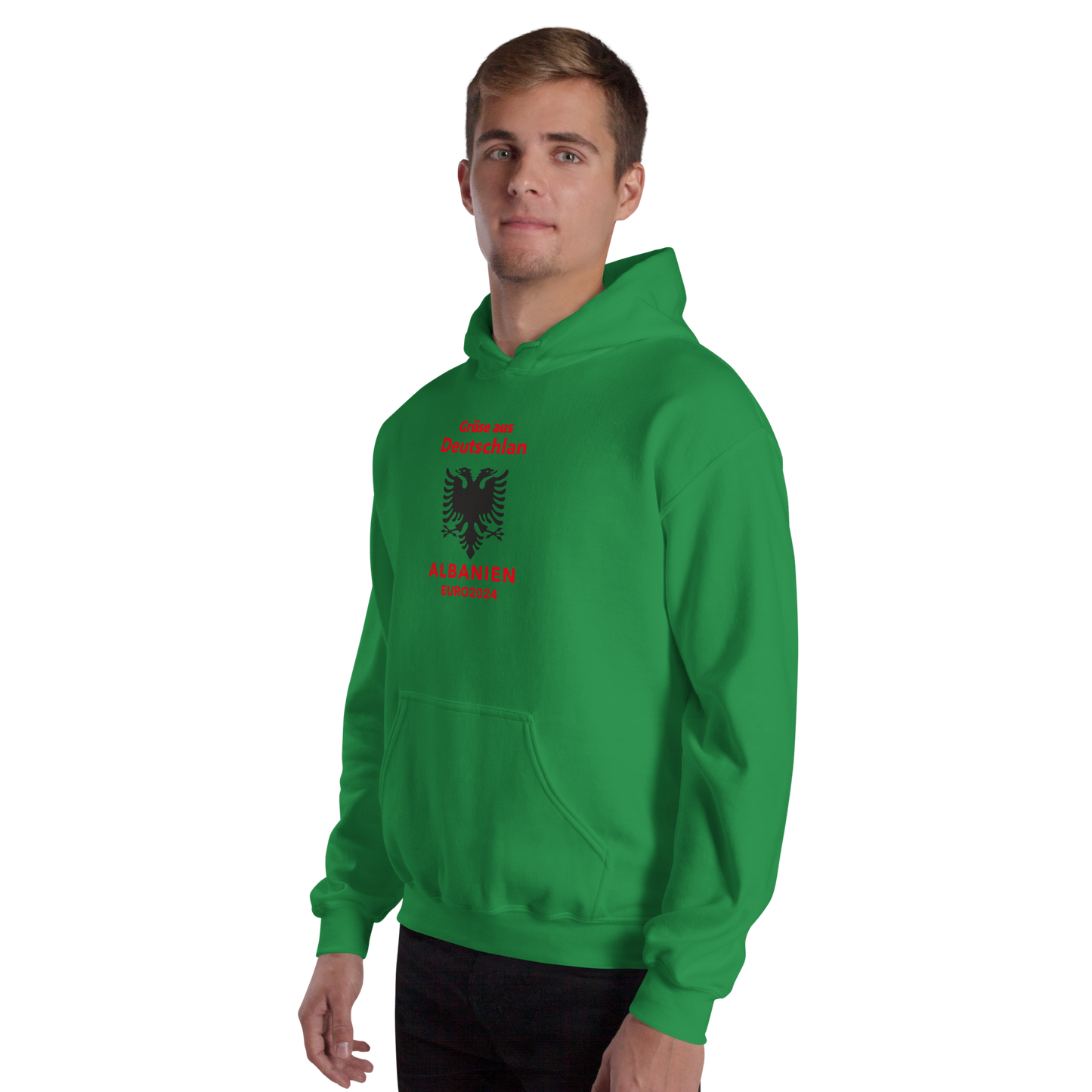 Albanien Unisex-Kapuzenpullover