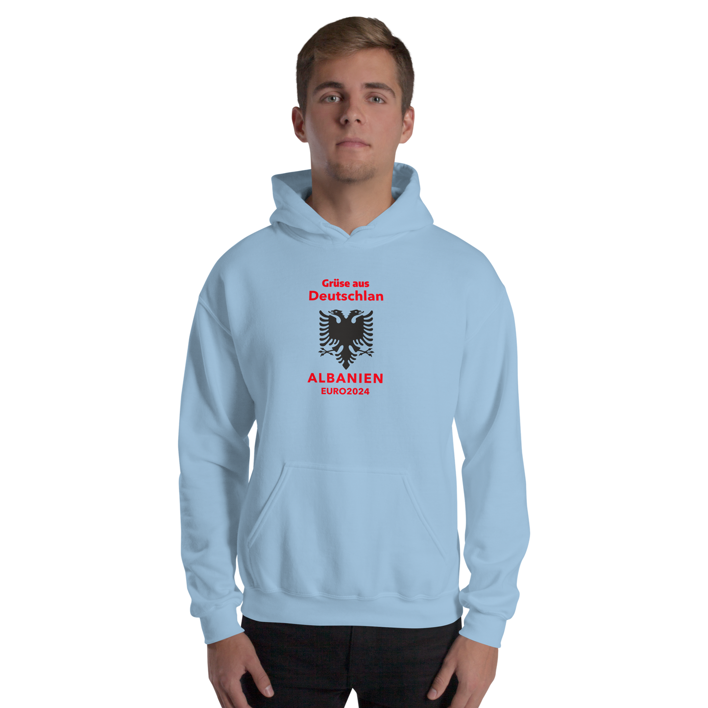 Albanien Unisex-Kapuzenpullover