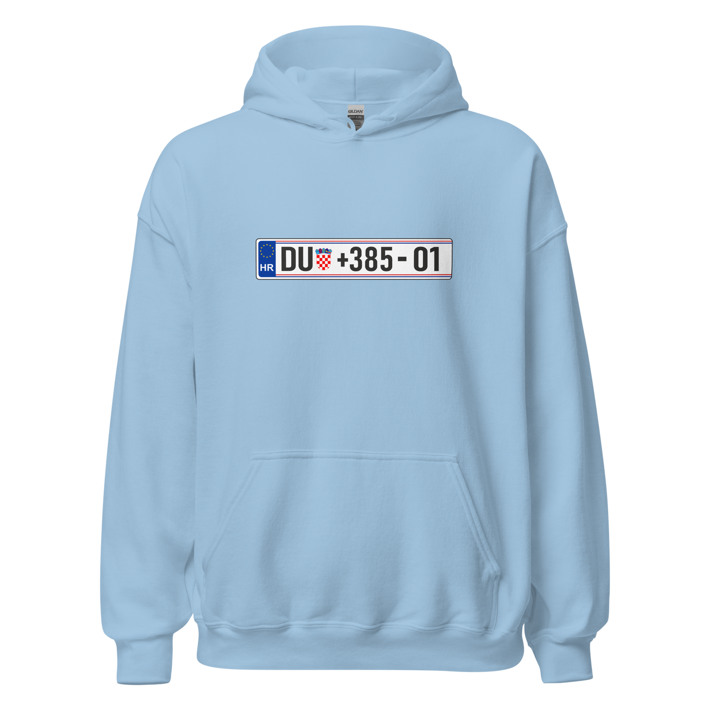 Hrvatska Unisex-Kapuzenpullover Dubrovnik tablica