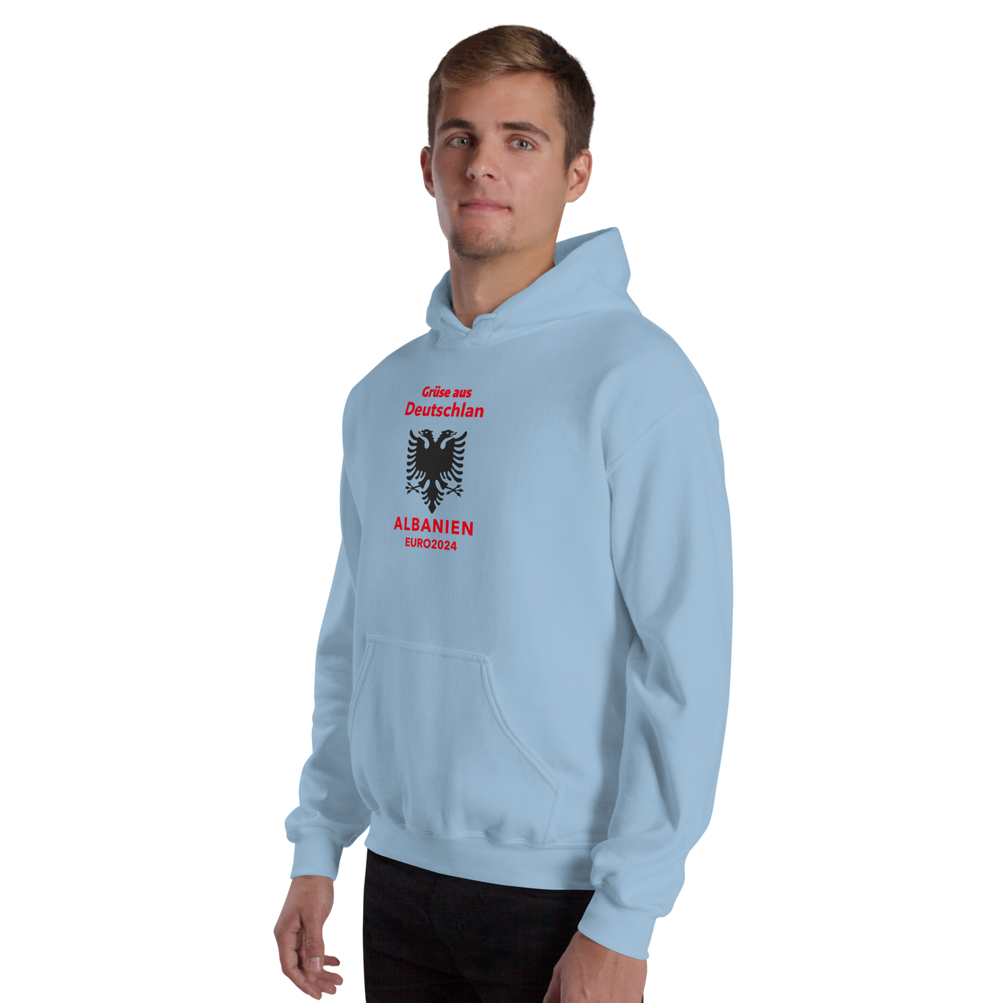 Albanien Unisex-Kapuzenpullover