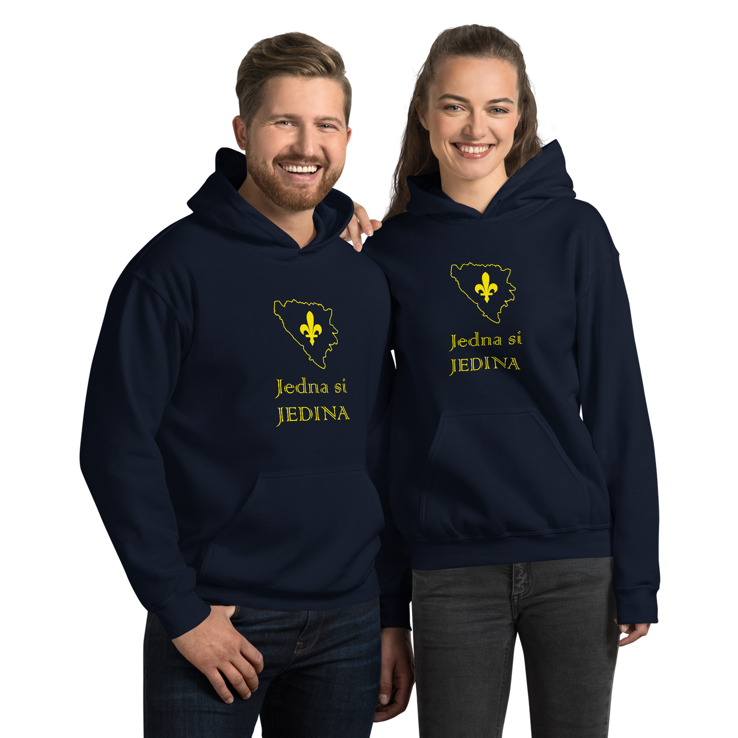 Jedna si jedina Unisex-Kapuzenpullover Duks