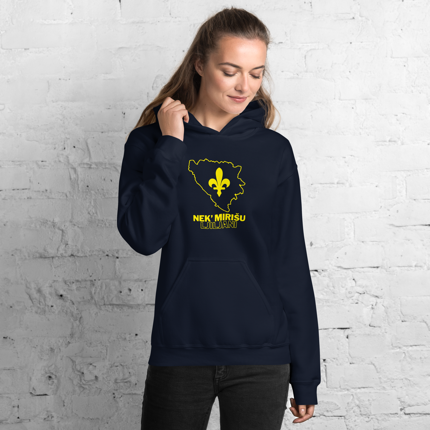 Jedna si jedina Unisex-Kapuzenpullover Duks