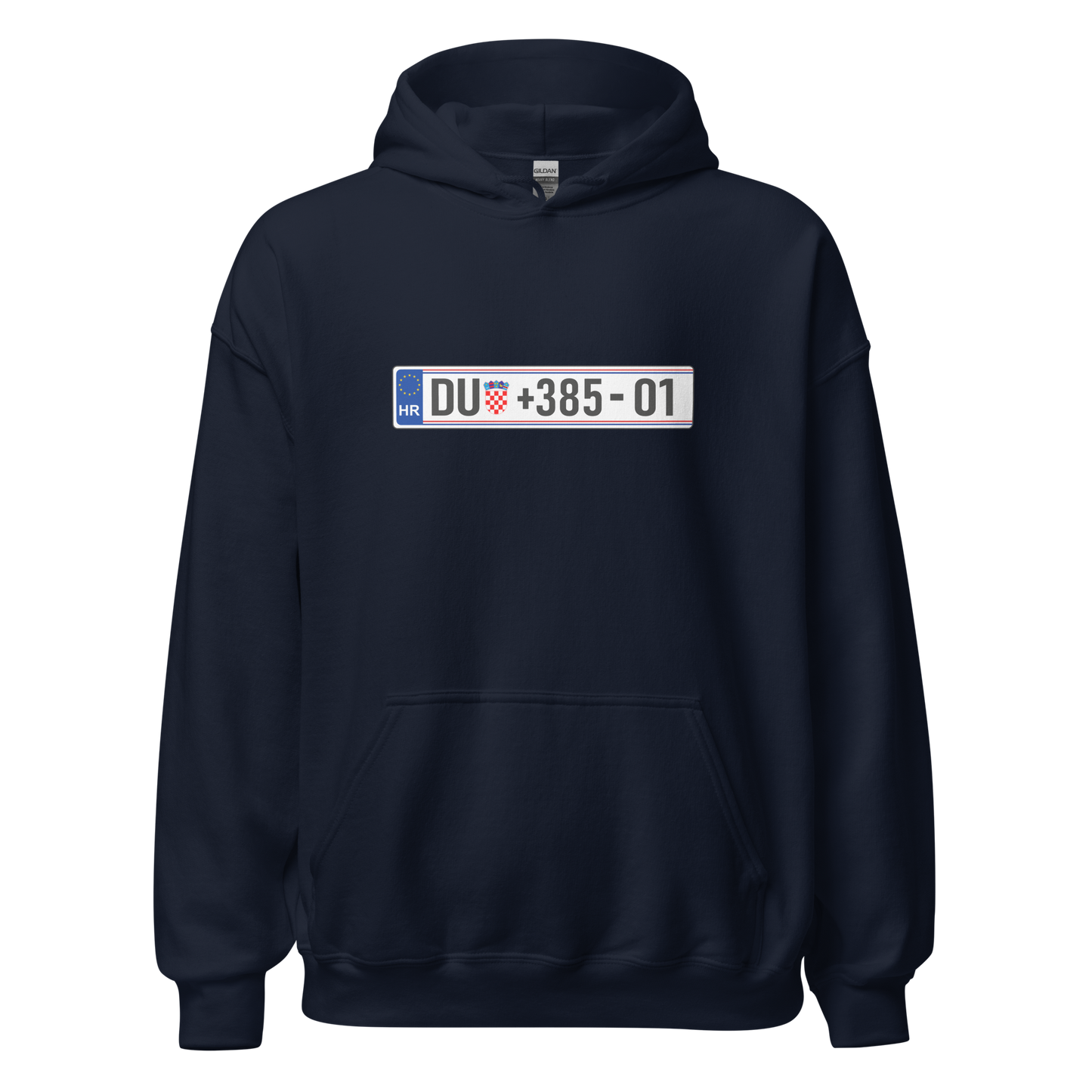 Hrvatska Unisex-Kapuzenpullover Dubrovnik tablica