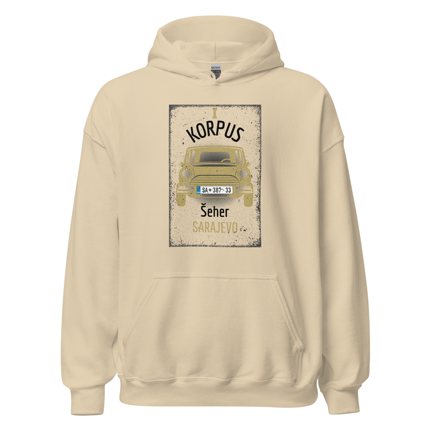 Jedna si jedina Unisex-Kapuzenpullover 1. Korpus