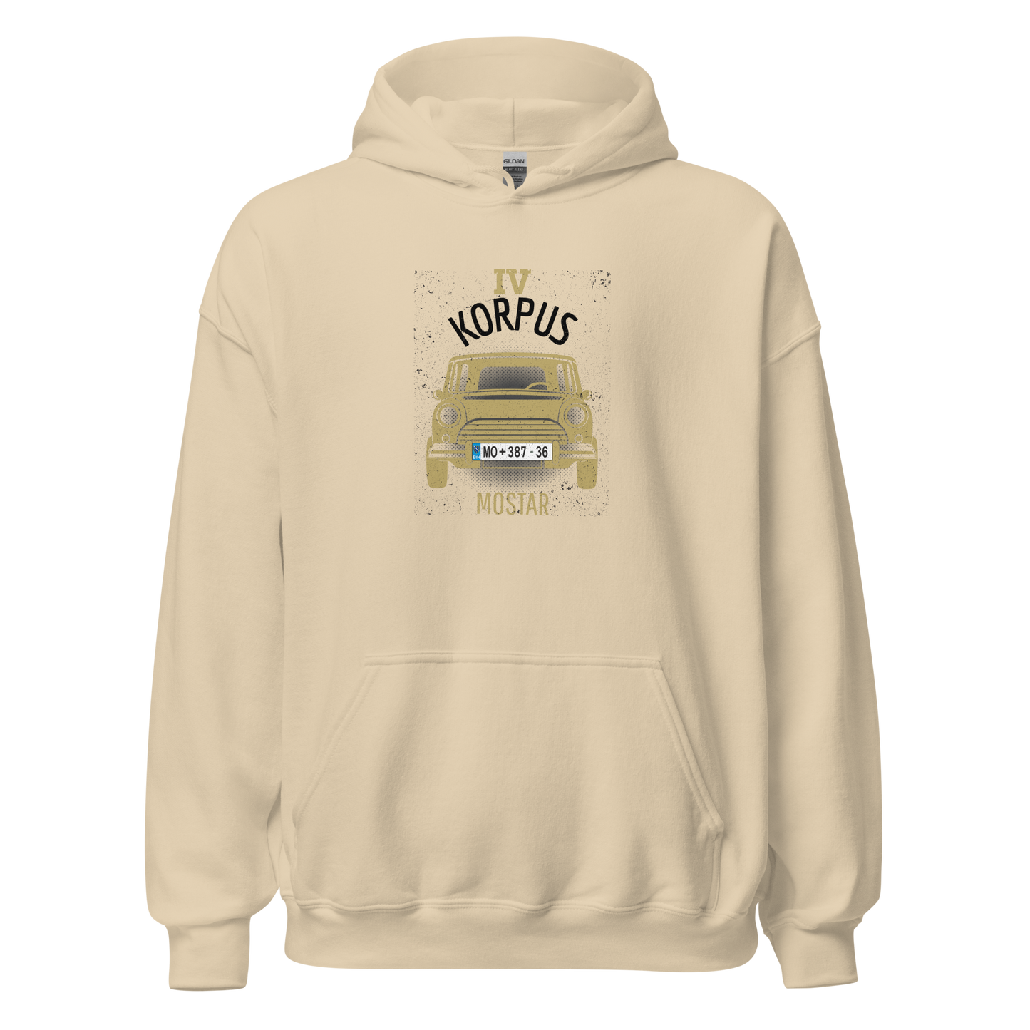 Jedna si jedina Unisex-Kapuzenpullover 4. Korpus