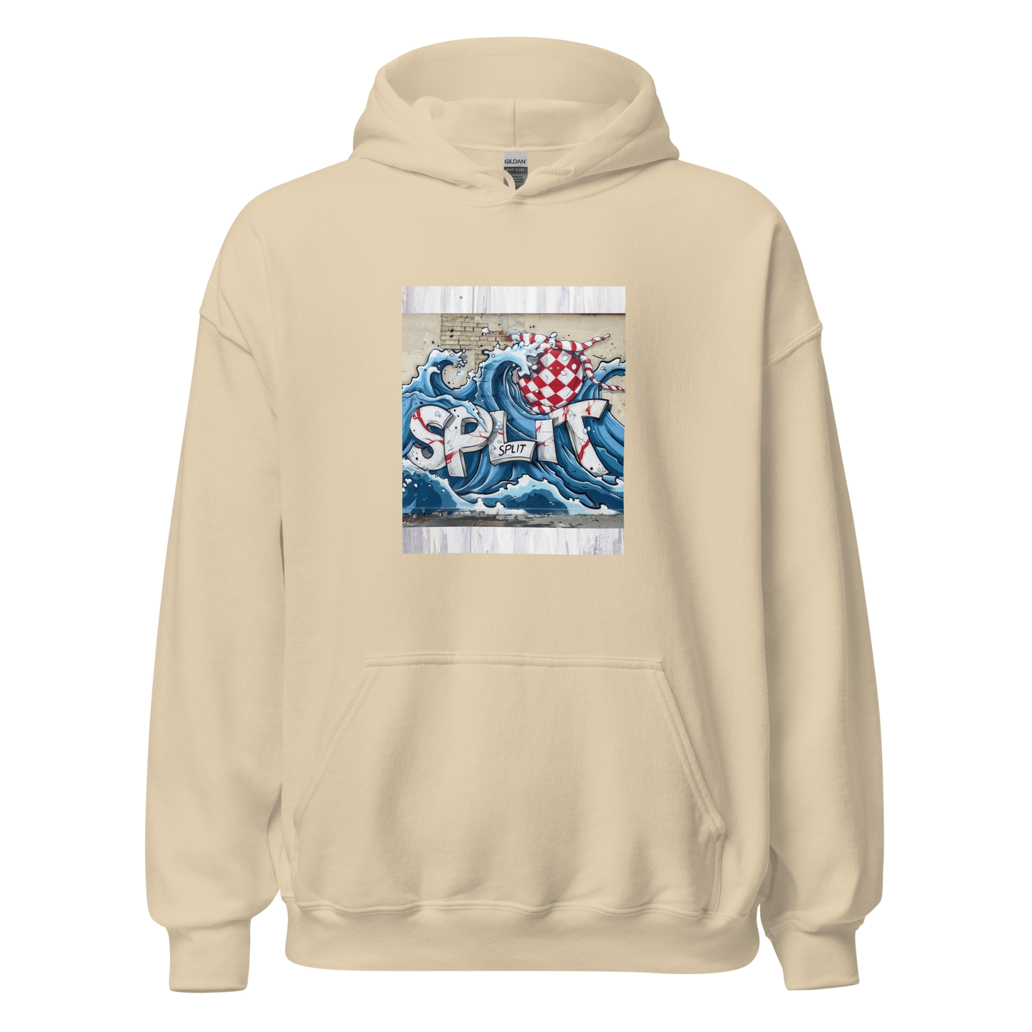 Hrvatska Unisex-Kapuzenpullover Split