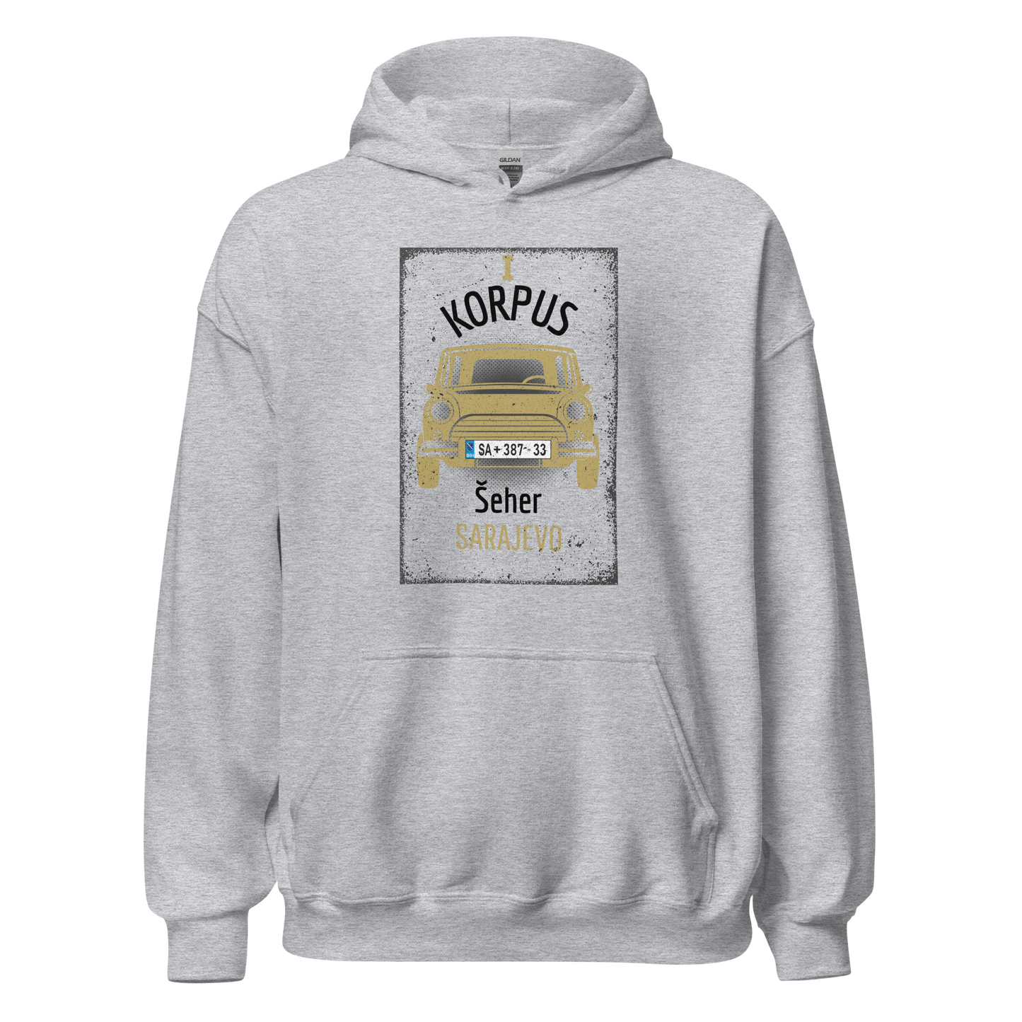 Jedna si jedina Unisex-Kapuzenpullover 1. Korpus