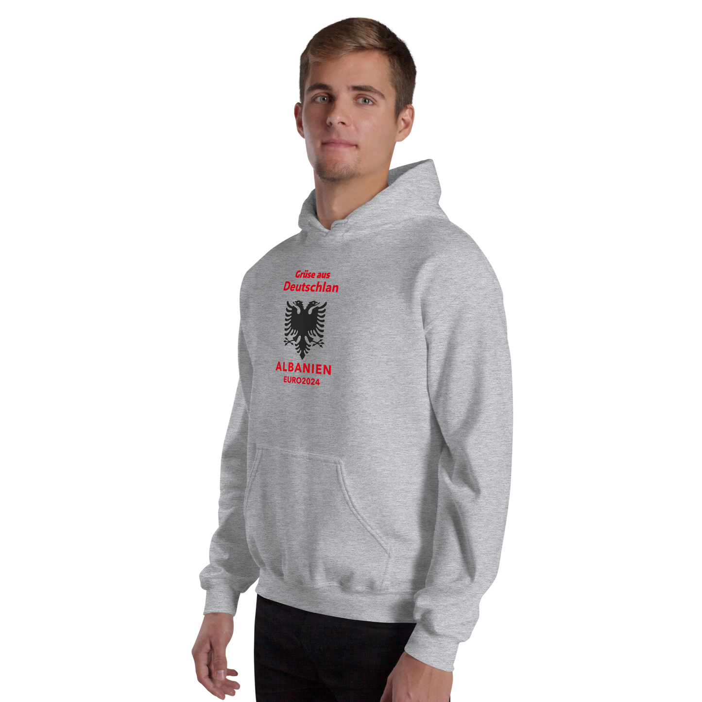 Albanien Unisex-Kapuzenpullover