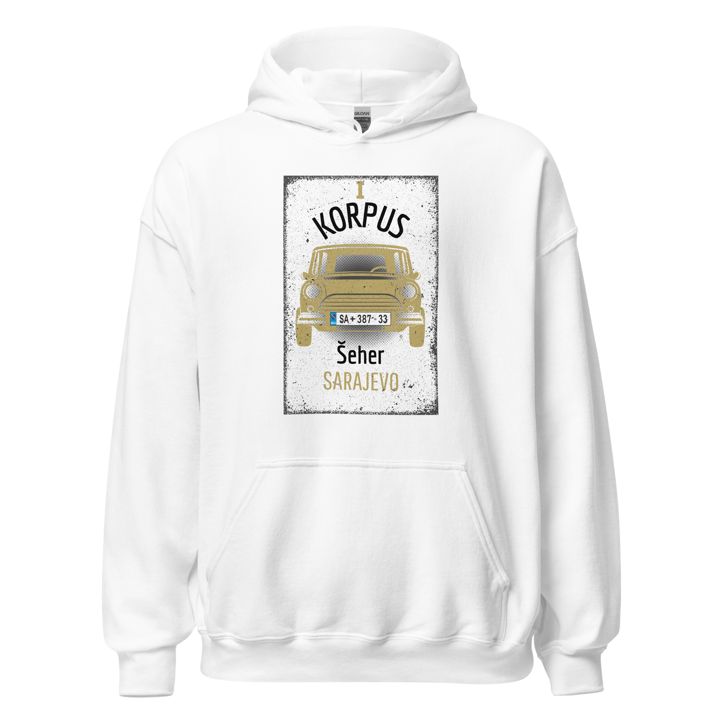 Jedna si jedina Unisex-Kapuzenpullover 1. Korpus