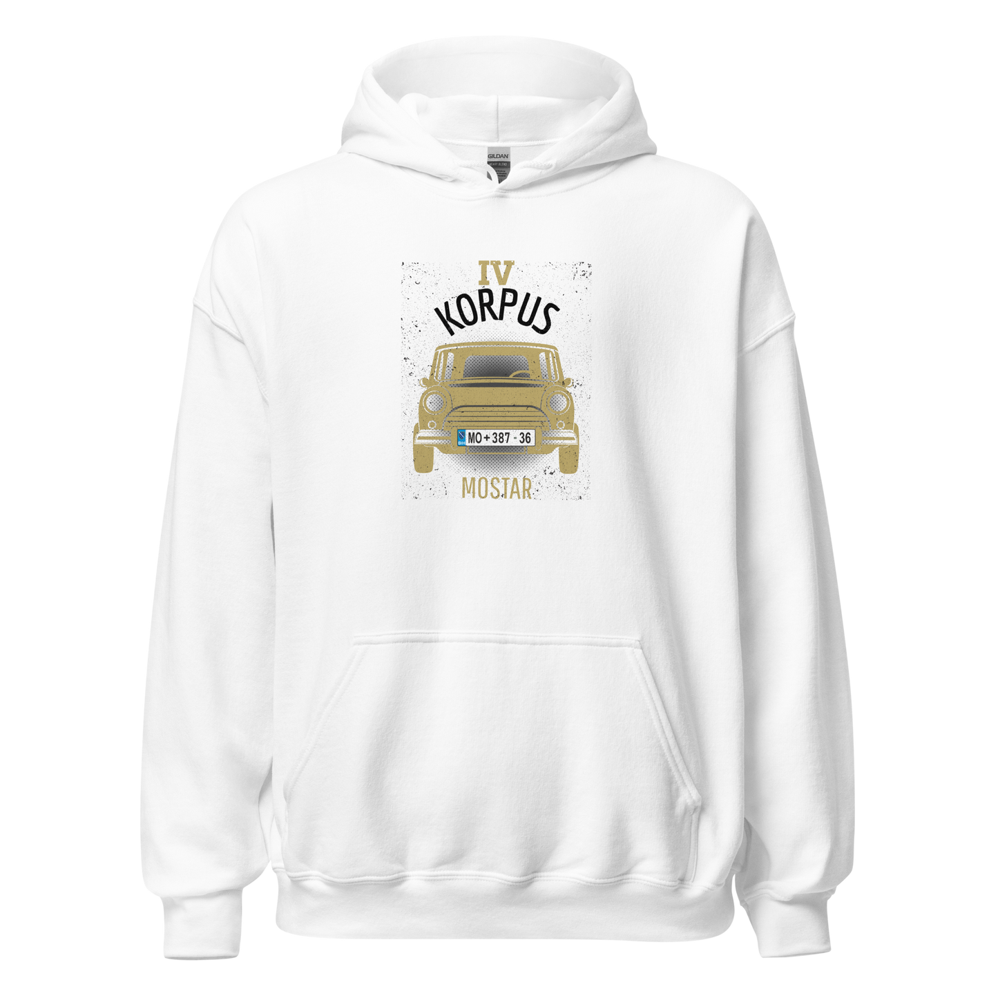 Jedna si jedina Unisex-Kapuzenpullover 4. Korpus