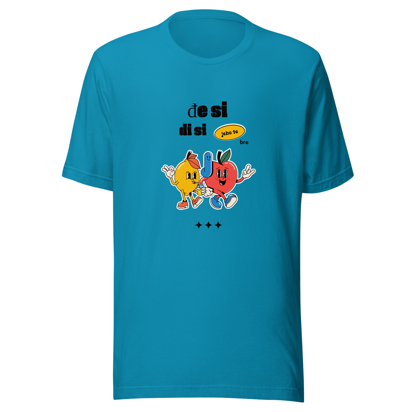 Unisex-T-Shirt Đe si si Di Si Jebo te  Bre