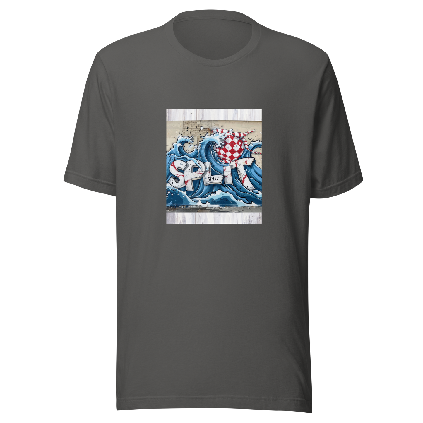 Hrvatska Unisex-T-Shirt Split