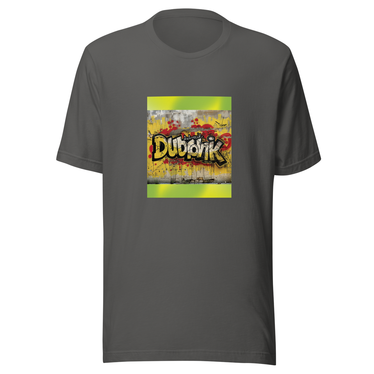 Hrvatska Unisex-T-Shirt Dubrovnik grafit