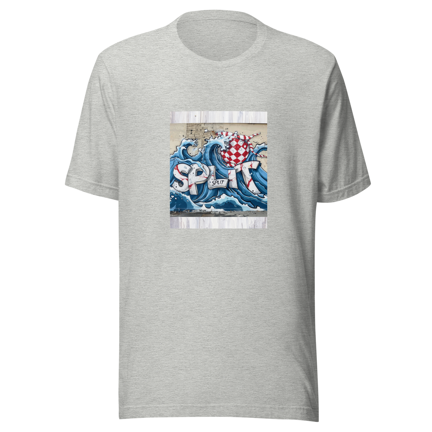 Hrvatska Unisex-T-Shirt Split