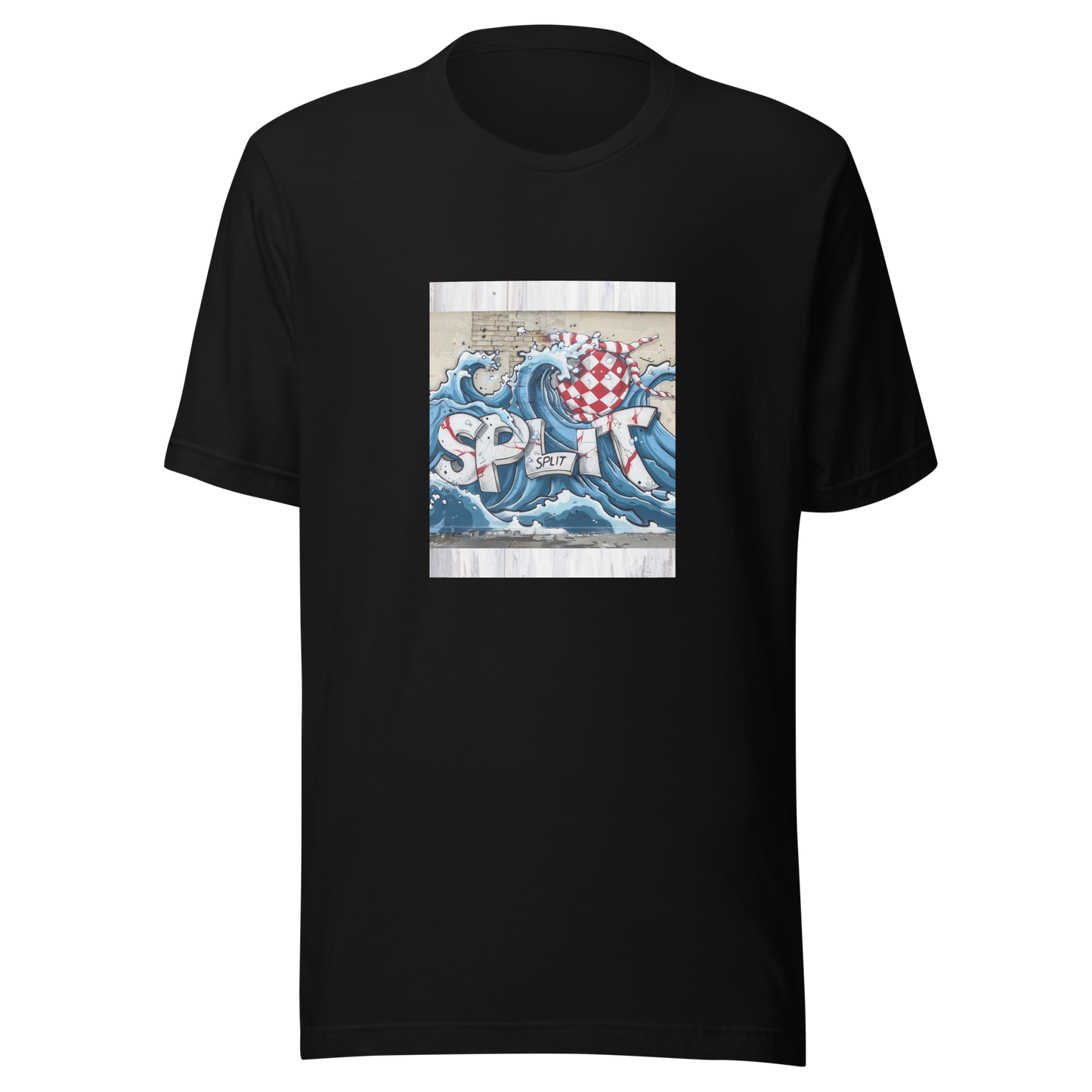 Hrvatska Unisex-T-Shirt Split