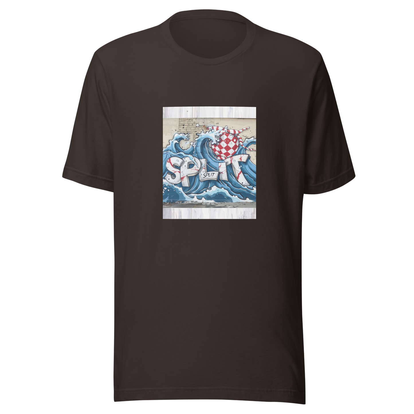 Hrvatska Unisex-T-Shirt Split