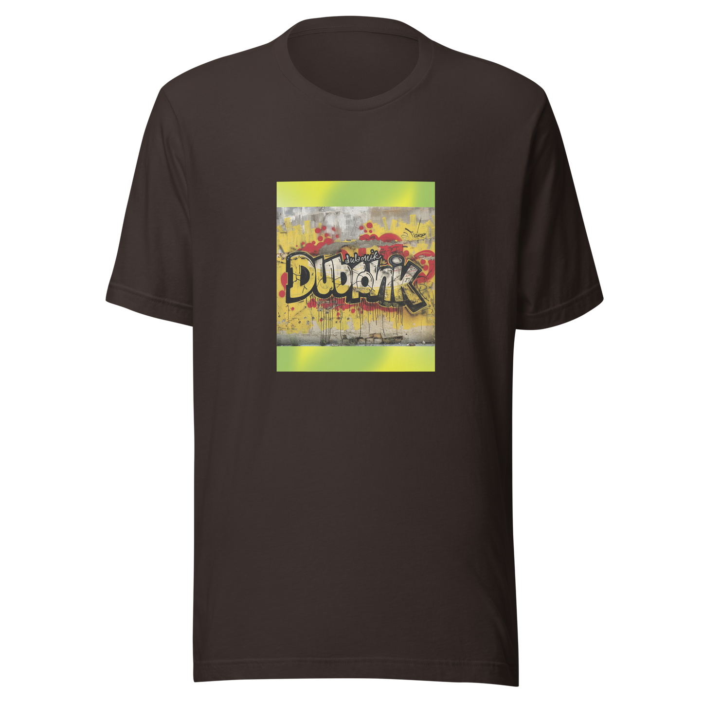 Hrvatska Unisex-T-Shirt Dubrovnik grafit