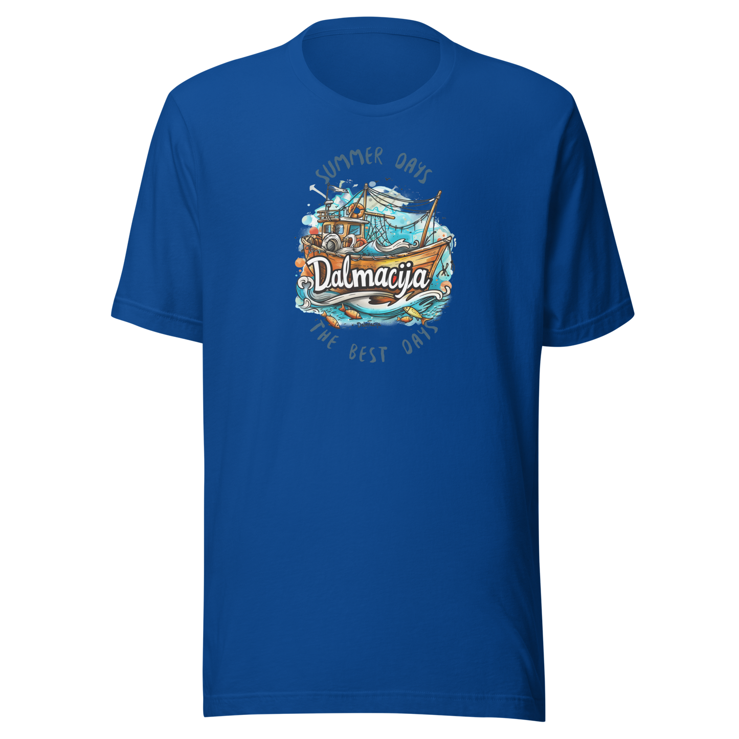 Hrvatska Unisex-T-Shirt Dalmacija