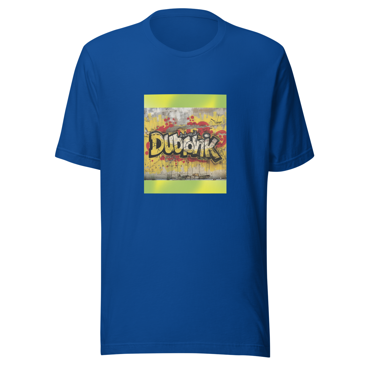 Hrvatska Unisex-T-Shirt Dubrovnik grafit