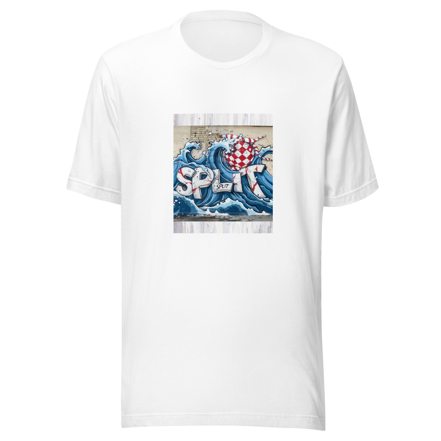 Hrvatska Unisex-T-Shirt Split