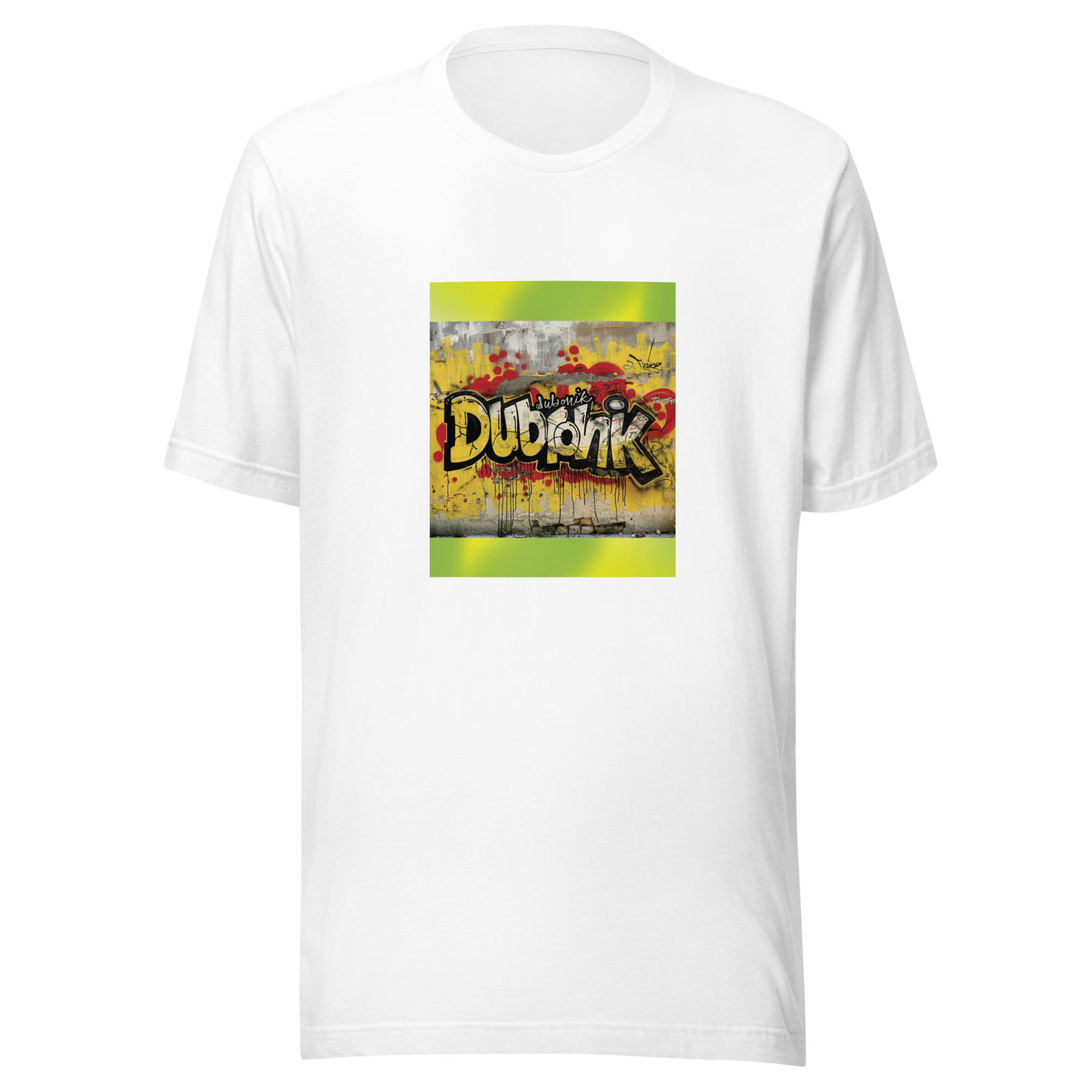 Hrvatska Unisex-T-Shirt Dubrovnik grafit